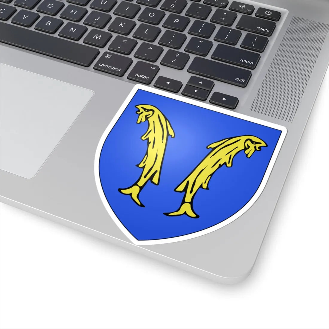 Armoiries de Vaulx 2 (Belgium) (Coat of Arms) STICKER Vinyl Kiss-Cut Decal - The Sticker Space