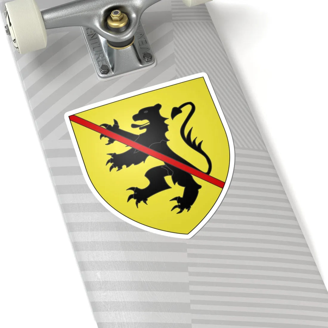 Armoiries de Vianden 2 (Luxembourg) (Coat of Arms) STICKER Vinyl Kiss-Cut Decal - The Sticker Space