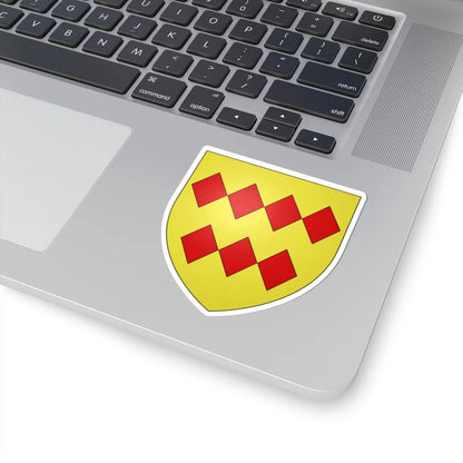 Armoiries de Virnebourg (Luxembourg) (Coat of Arms) STICKER Vinyl Kiss-Cut Decal - The Sticker Space
