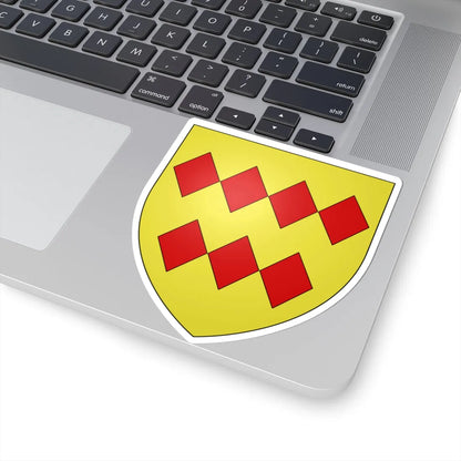 Armoiries de Virnebourg (Luxembourg) (Coat of Arms) STICKER Vinyl Kiss-Cut Decal - The Sticker Space