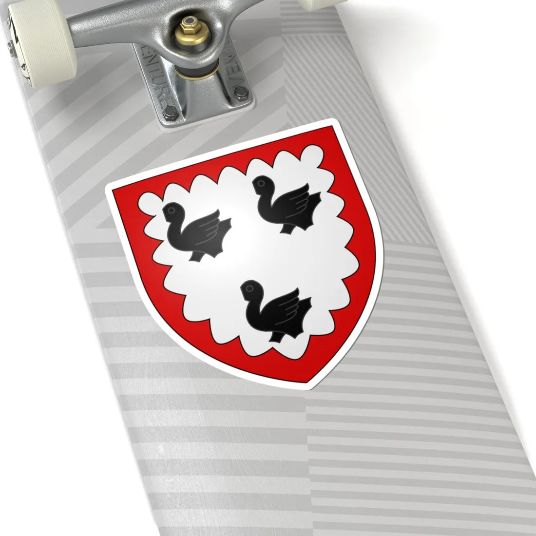 Armoiries de Wal 2 (Luxembourg) (Coat of Arms) STICKER Vinyl Kiss-Cut Decal - The Sticker Space
