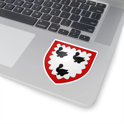 Armoiries de Wal 2 (Luxembourg) (Coat of Arms) STICKER Vinyl Kiss-Cut Decal - The Sticker Space