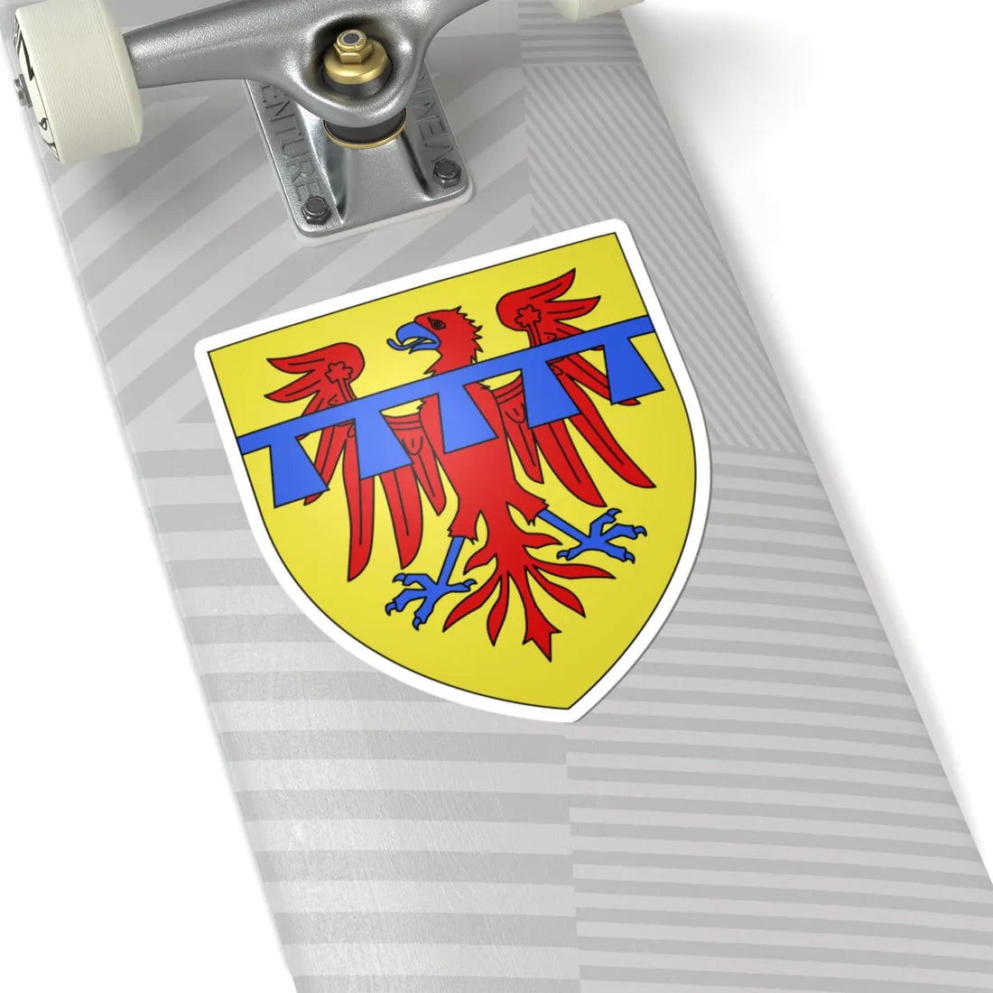 Armoiries de Walcourt 2 (Belgium) (Coat of Arms) STICKER Vinyl Kiss-Cut Decal - The Sticker Space