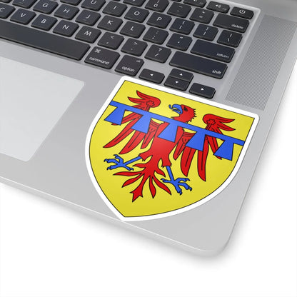 Armoiries de Walcourt 2 (Belgium) (Coat of Arms) STICKER Vinyl Kiss-Cut Decal - The Sticker Space