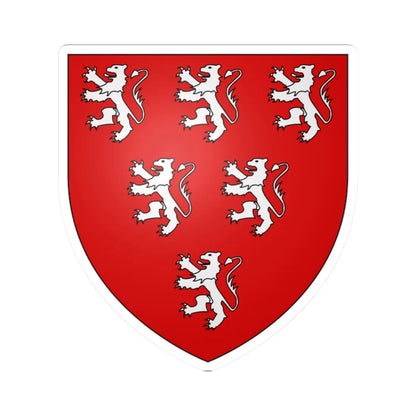 Armoiries de Warnant 2 (Belgium) (Coat of Arms) STICKER Vinyl Kiss-Cut Decal 2 Inch White - The Sticker Space