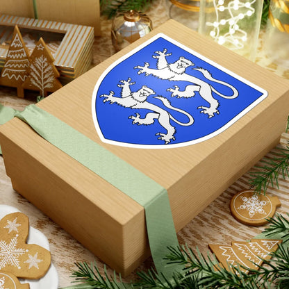 Armoiries de Wellin (Belgium) (Coat of Arms) STICKER Vinyl Kiss-Cut Decal - The Sticker Space