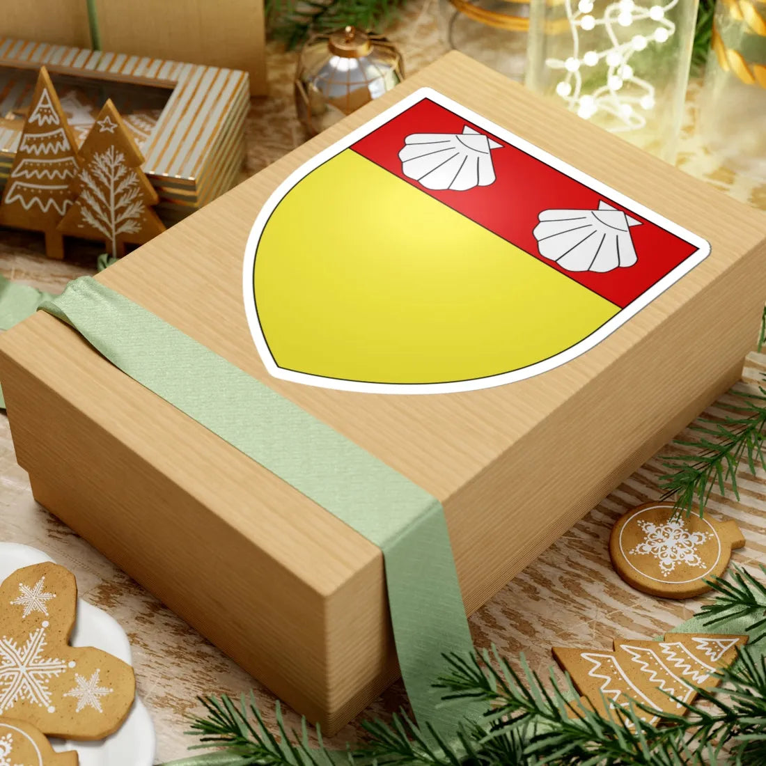 Armoiries de Wiltz 4 (Luxembourg) (Coat of Arms) STICKER Vinyl Kiss-Cut Decal - The Sticker Space