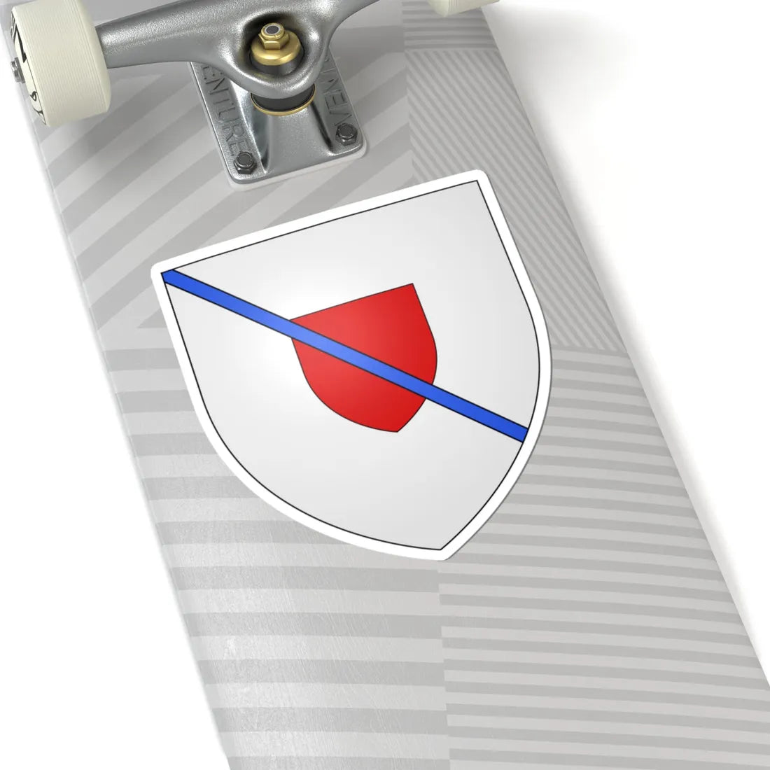 Armoiries dEll (Luxembourg) (Coat of Arms) STICKER Vinyl Kiss-Cut Decal - The Sticker Space