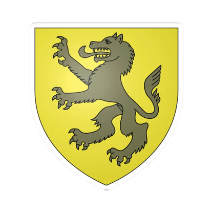 Armoiries dElvange (Luxembourg) (Coat of Arms) STICKER Vinyl Kiss-Cut Decal 2 Inch White - The Sticker Space