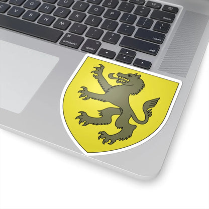 Armoiries dElvange (Luxembourg) (Coat of Arms) STICKER Vinyl Kiss-Cut Decal - The Sticker Space