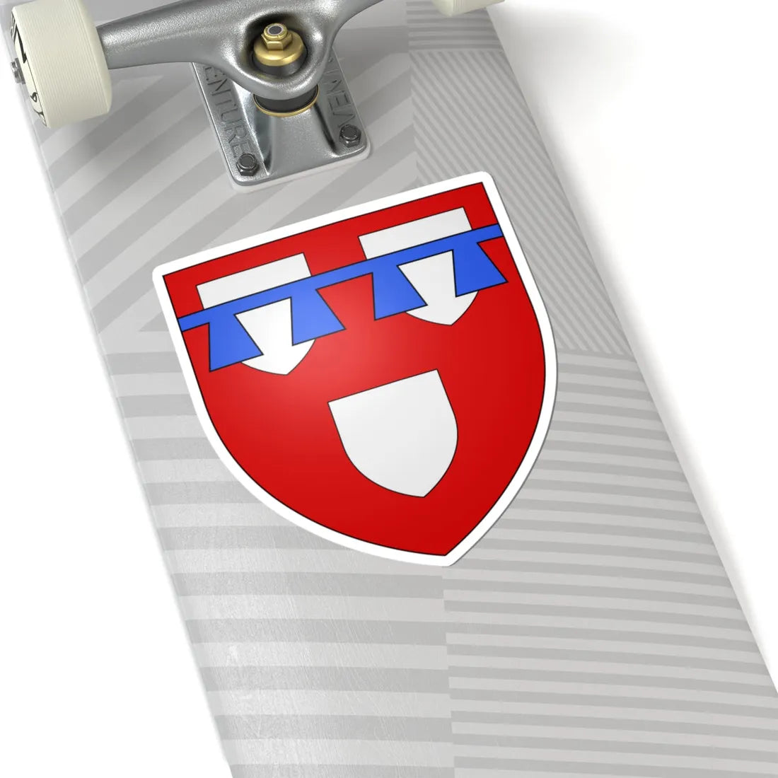 Armoiries dErdorf 2 (Luxembourg) (Coat of Arms) STICKER Vinyl Kiss-Cut Decal - The Sticker Space