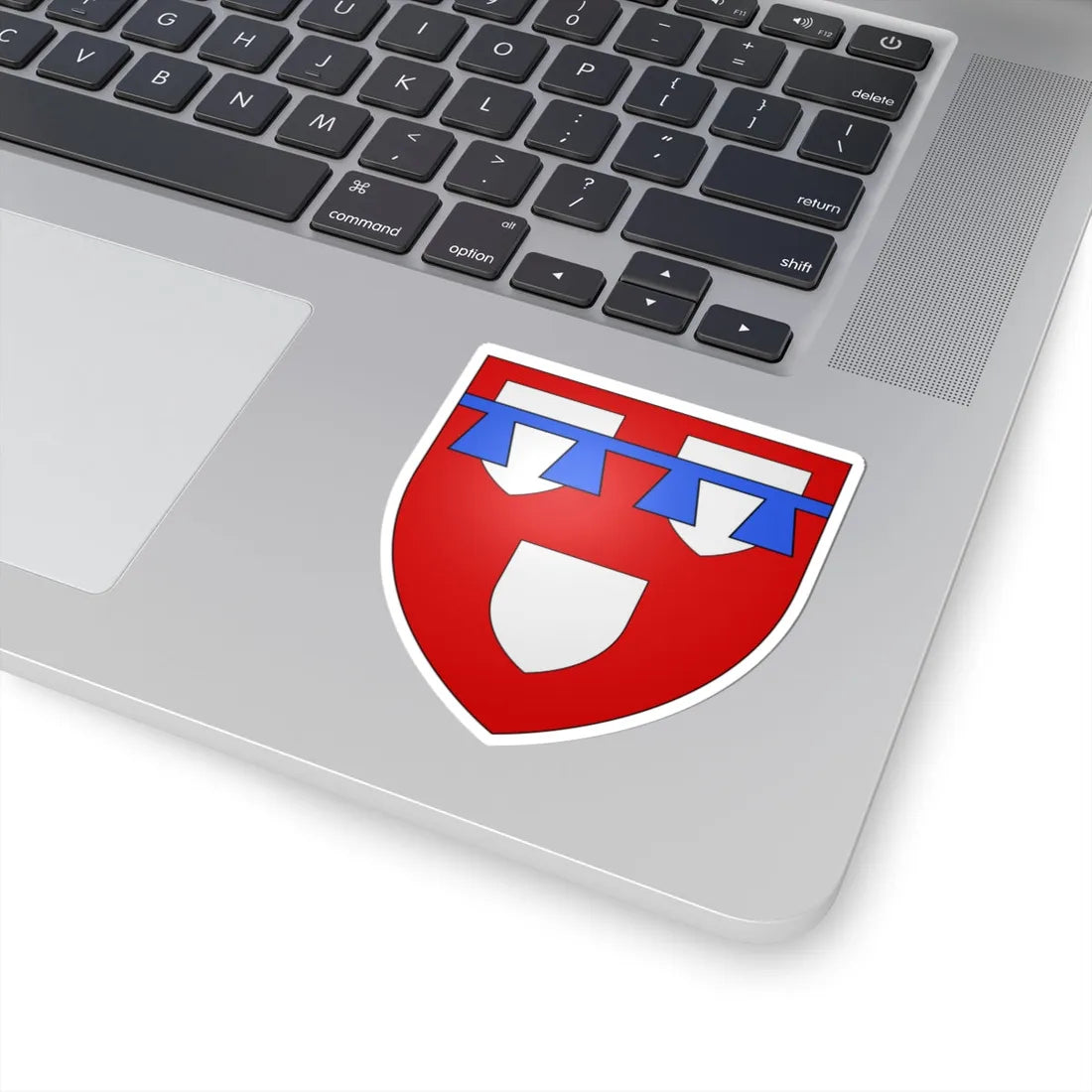 Armoiries dErdorf 2 (Luxembourg) (Coat of Arms) STICKER Vinyl Kiss-Cut Decal - The Sticker Space