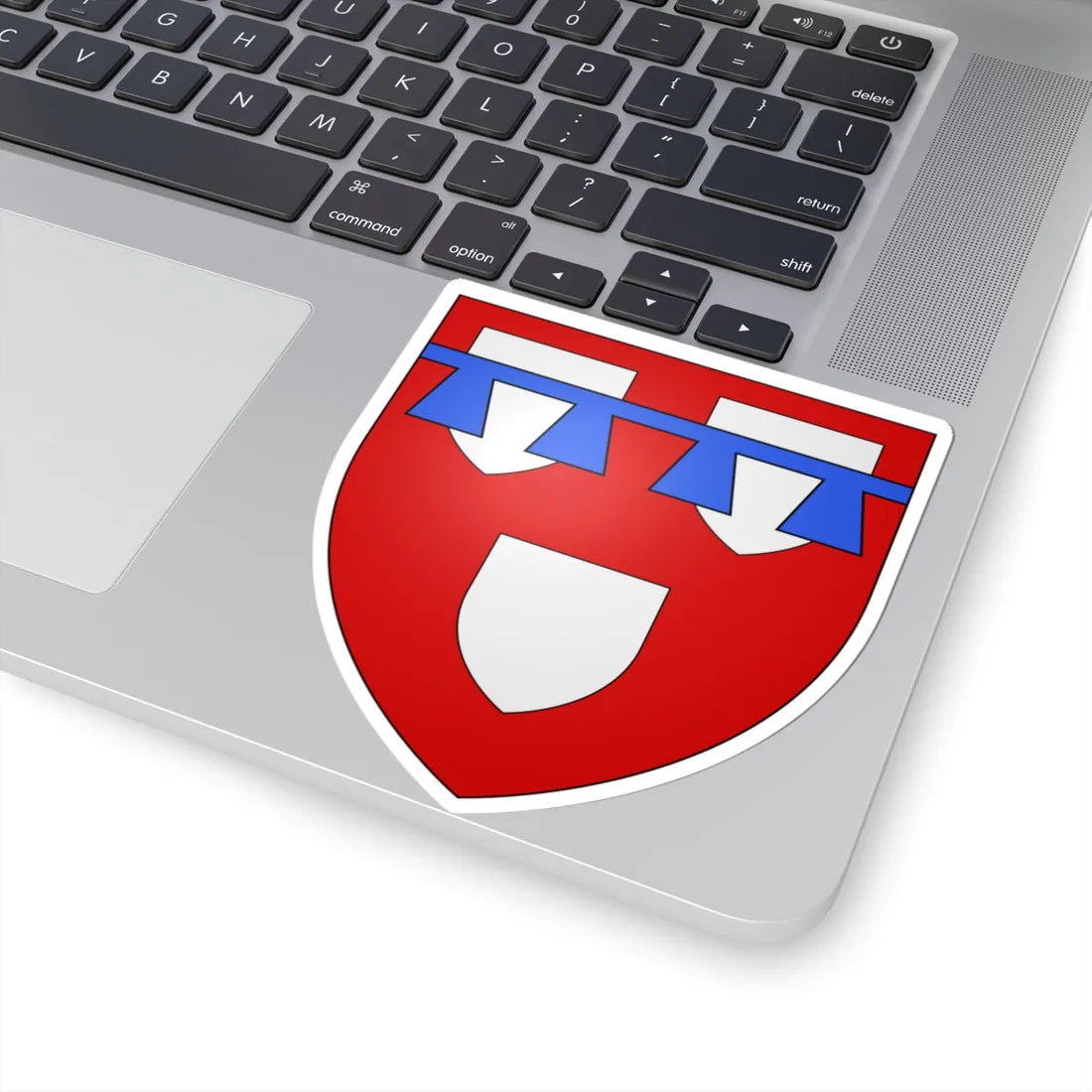 Armoiries dErdorf 2 (Luxembourg) (Coat of Arms) STICKER Vinyl Kiss-Cut Decal - The Sticker Space