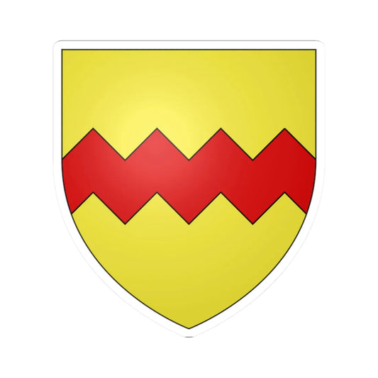 Armoiries dErpeldange (Luxembourg) (Coat of Arms) STICKER Vinyl Kiss-Cut Decal 2 Inch White - The Sticker Space