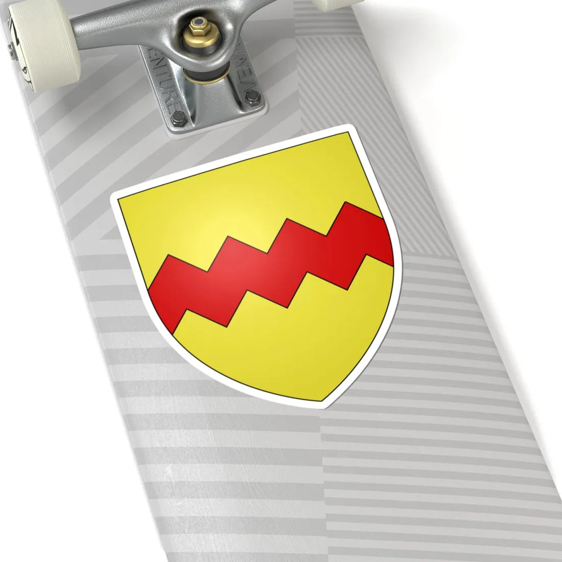 Armoiries dErpeldange (Luxembourg) (Coat of Arms) STICKER Vinyl Kiss-Cut Decal - The Sticker Space