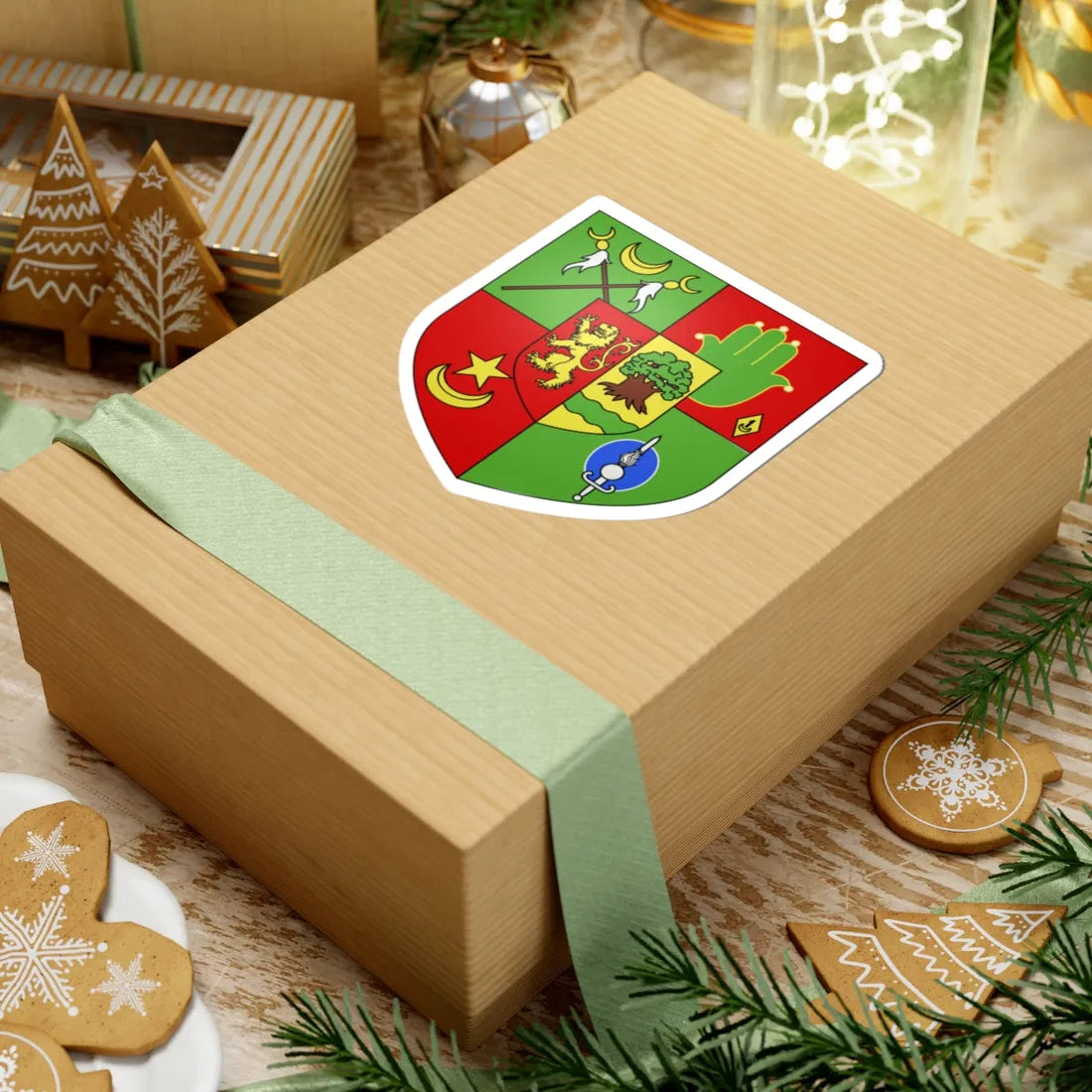 Armoiries des Spahis Sénégalais (Senegal) (Coat of Arms) STICKER Vinyl Kiss-Cut Decal - The Sticker Space