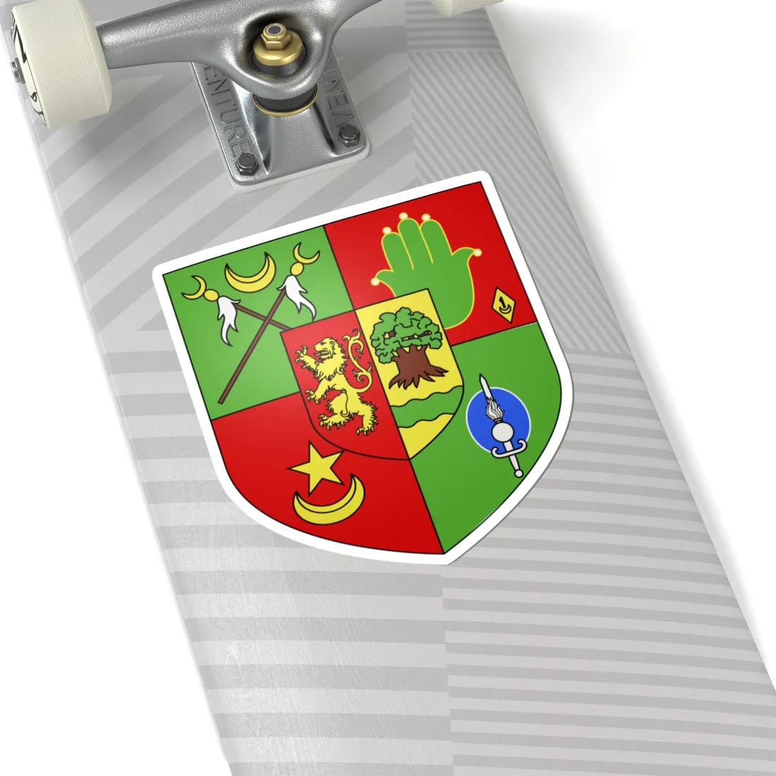 Armoiries des Spahis Sénégalais (Senegal) (Coat of Arms) STICKER Vinyl Kiss-Cut Decal - The Sticker Space