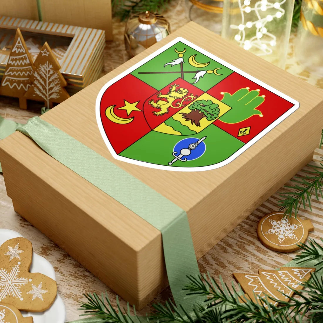 Armoiries des Spahis Sénégalais (Senegal) (Coat of Arms) STICKER Vinyl Kiss-Cut Decal - The Sticker Space