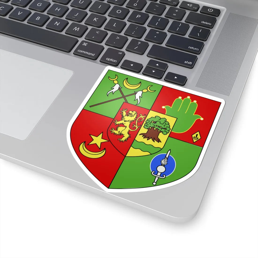 Armoiries des Spahis Sénégalais (Senegal) (Coat of Arms) STICKER Vinyl Kiss-Cut Decal - The Sticker Space