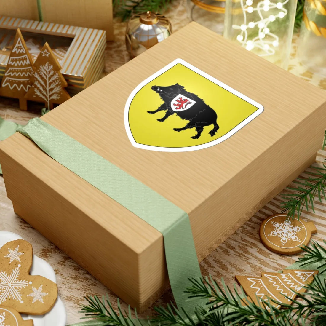 Armoiries dOrchimont 2 (Belgium) (Coat of Arms) STICKER Vinyl Kiss-Cut Decal - The Sticker Space