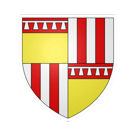 Armoiries dOrley 3 (Luxembourg) (Coat of Arms) STICKER Vinyl Kiss-Cut Decal 2 Inch White - The Sticker Space