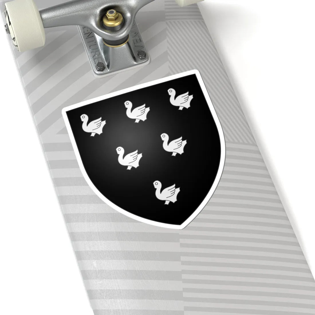 Armoiries du Chesne (Belgium) (Coat of Arms) STICKER Vinyl Kiss-Cut Decal - The Sticker Space