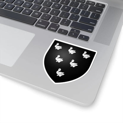 Armoiries du Chesne (Belgium) (Coat of Arms) STICKER Vinyl Kiss-Cut Decal - The Sticker Space