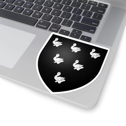 Armoiries du Chesne (Belgium) (Coat of Arms) STICKER Vinyl Kiss-Cut Decal - The Sticker Space
