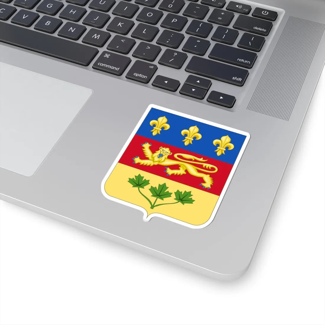 Armoiries du Québec blason (Canada) (Coat of Arms) STICKER Vinyl Kiss-Cut Decal - The Sticker Space