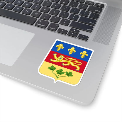 Armoiries du Québec blason (Canada) (Coat of Arms) STICKER Vinyl Kiss-Cut Decal - The Sticker Space