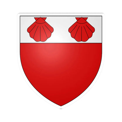 Armoiries dUseldange 6 (Luxembourg) (Coat of Arms) STICKER Vinyl Kiss-Cut Decal 2 Inch White - The Sticker Space