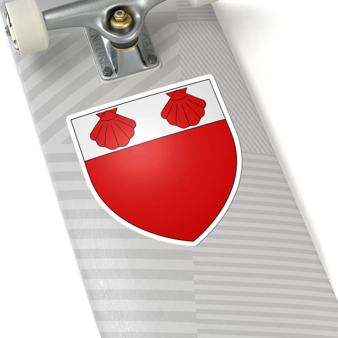 Armoiries dUseldange 6 (Luxembourg) (Coat of Arms) STICKER Vinyl Kiss-Cut Decal - The Sticker Space