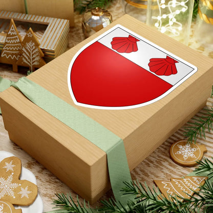 Armoiries dUseldange 6 (Luxembourg) (Coat of Arms) STICKER Vinyl Kiss-Cut Decal - The Sticker Space