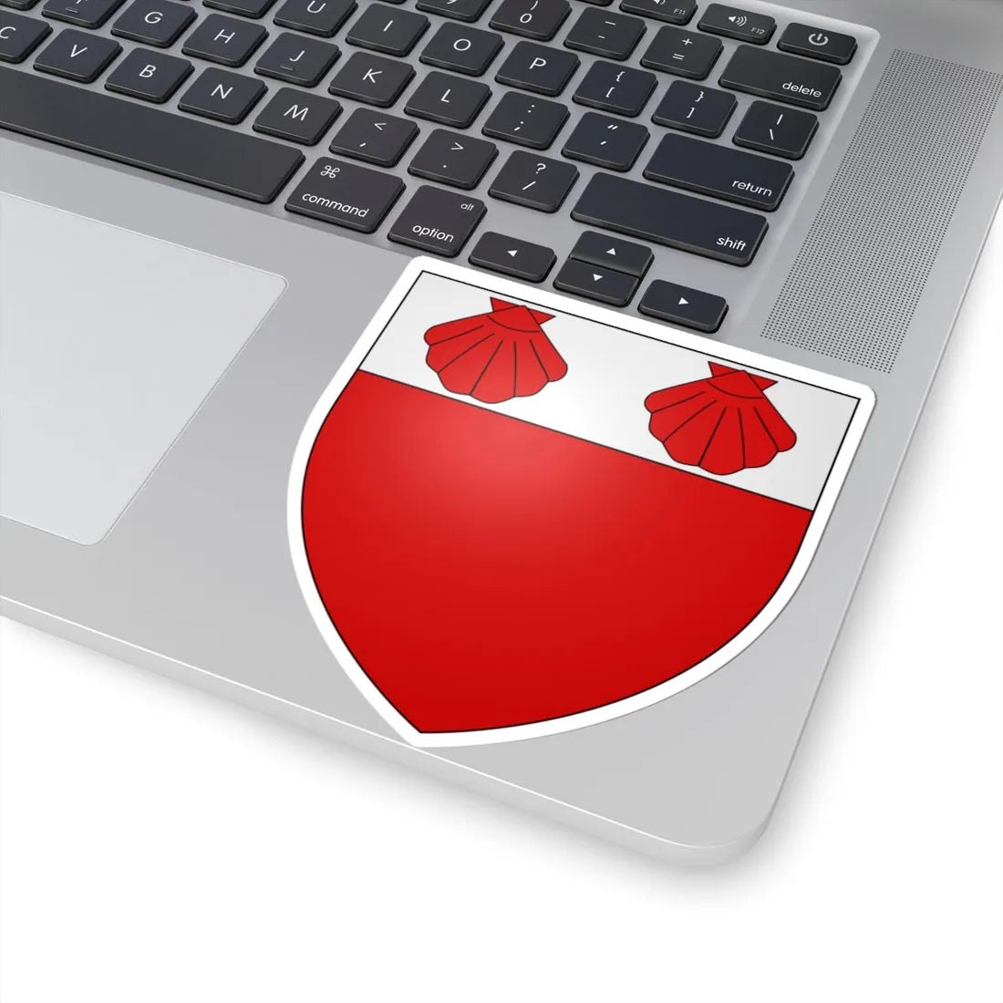 Armoiries dUseldange 6 (Luxembourg) (Coat of Arms) STICKER Vinyl Kiss-Cut Decal - The Sticker Space