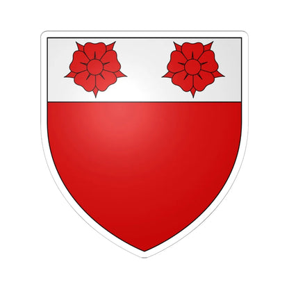 Armoiries dUseldange 7 (Luxembourg) (Coat of Arms) STICKER Vinyl Kiss-Cut Decal 6 Inch White - The Sticker Space