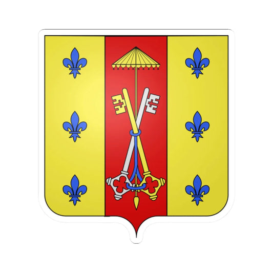 Armoiries Farnèse-Parme (Italy) (Coat of Arms) STICKER Vinyl Kiss-Cut Decal 2 Inch White - The Sticker Space