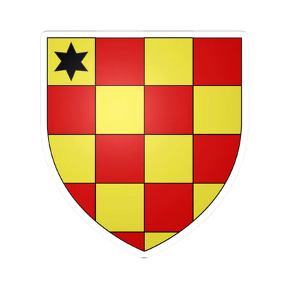 Armoiries Faust de Stromberg (Luxembourg) (Coat of Arms) STICKER Vinyl Kiss-Cut Decal 2 Inch White - The Sticker Space