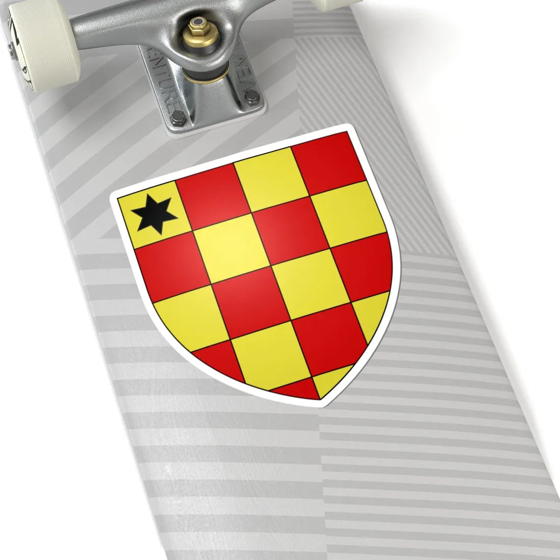 Armoiries Faust de Stromberg (Luxembourg) (Coat of Arms) STICKER Vinyl Kiss-Cut Decal - The Sticker Space