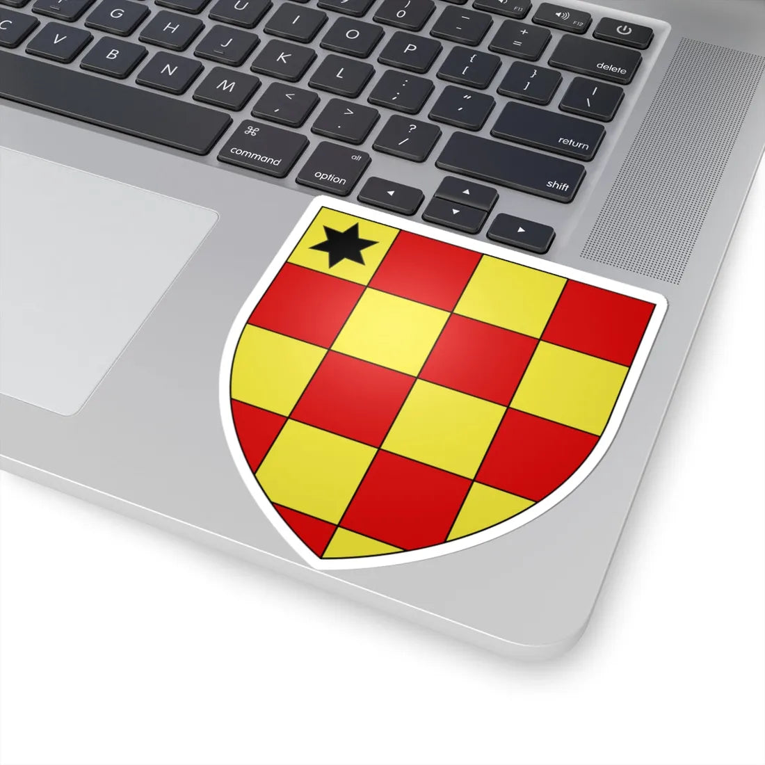 Armoiries Faust de Stromberg (Luxembourg) (Coat of Arms) STICKER Vinyl Kiss-Cut Decal - The Sticker Space