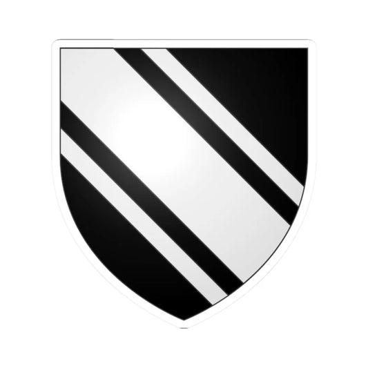 Armoiries Fock de Hubingen (Luxembourg) (Coat of Arms) STICKER Vinyl Kiss-Cut Decal 2 Inch White - The Sticker Space