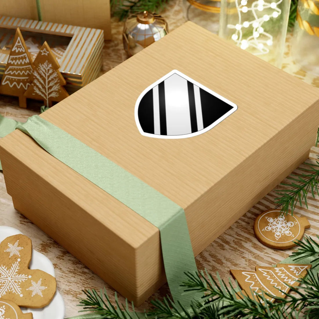 Armoiries Fock de Hubingen (Luxembourg) (Coat of Arms) STICKER Vinyl Kiss-Cut Decal - The Sticker Space