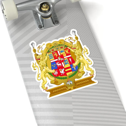 Armoiries Fréderic II du Danemark (Denmark) (Coat of Arms) STICKER Vinyl Kiss-Cut Decal - The Sticker Space
