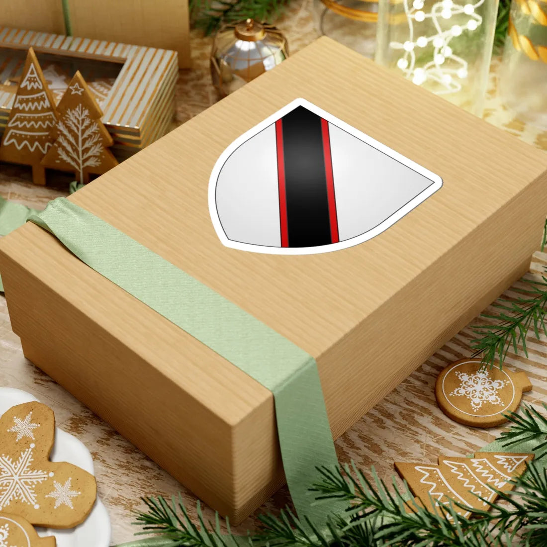 Armoiries Gaus de Bitbourg (Luxembourg) (Coat of Arms) STICKER Vinyl Kiss-Cut Decal - The Sticker Space