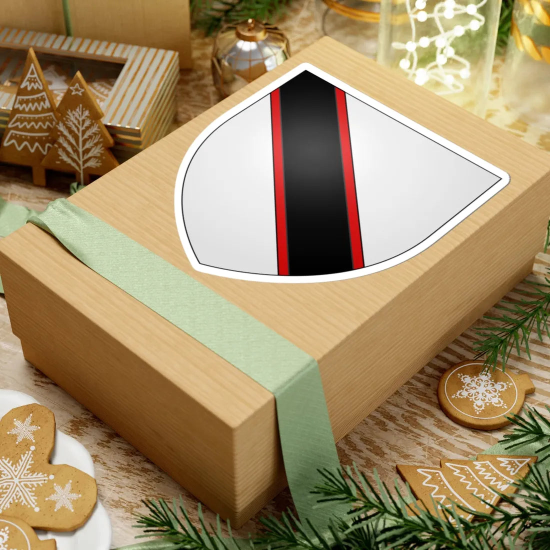 Armoiries Gaus de Bitbourg (Luxembourg) (Coat of Arms) STICKER Vinyl Kiss-Cut Decal - The Sticker Space