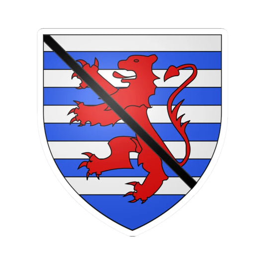 Armoiries Guillaume bâtard de Luxembourg (Luxembourg) (Coat of Arms) STICKER Vinyl Kiss-Cut Decal 2 Inch White - The Sticker Space