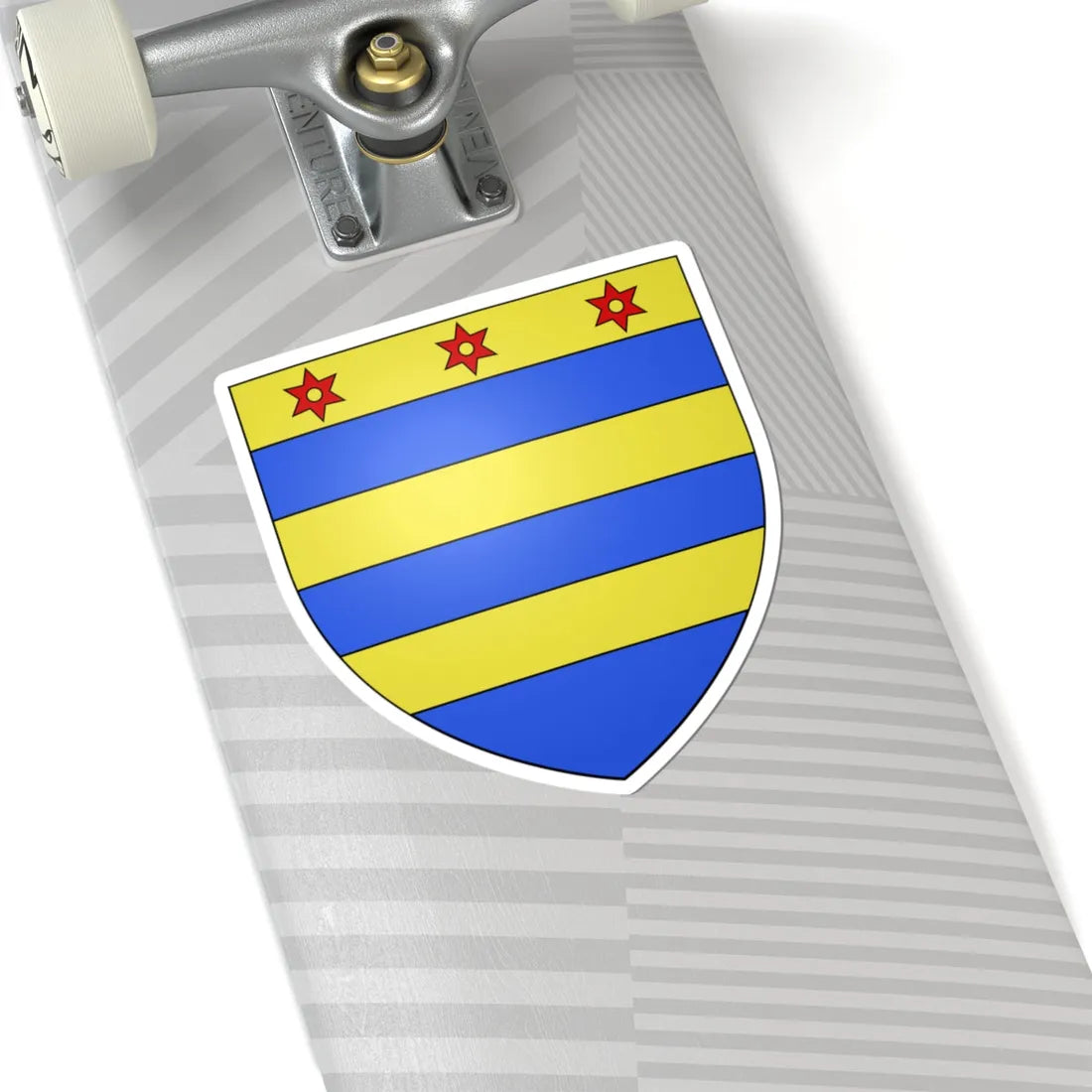 Armoiries Guillaume de Berwart (Luxembourg) (Coat of Arms) STICKER Vinyl Kiss-Cut Decal - The Sticker Space