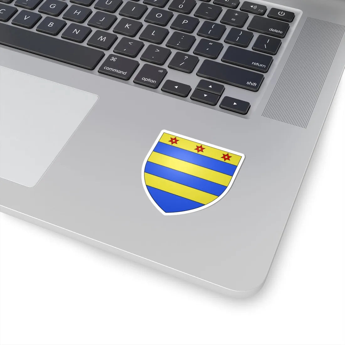Armoiries Guillaume de Berwart (Luxembourg) (Coat of Arms) STICKER Vinyl Kiss-Cut Decal - The Sticker Space