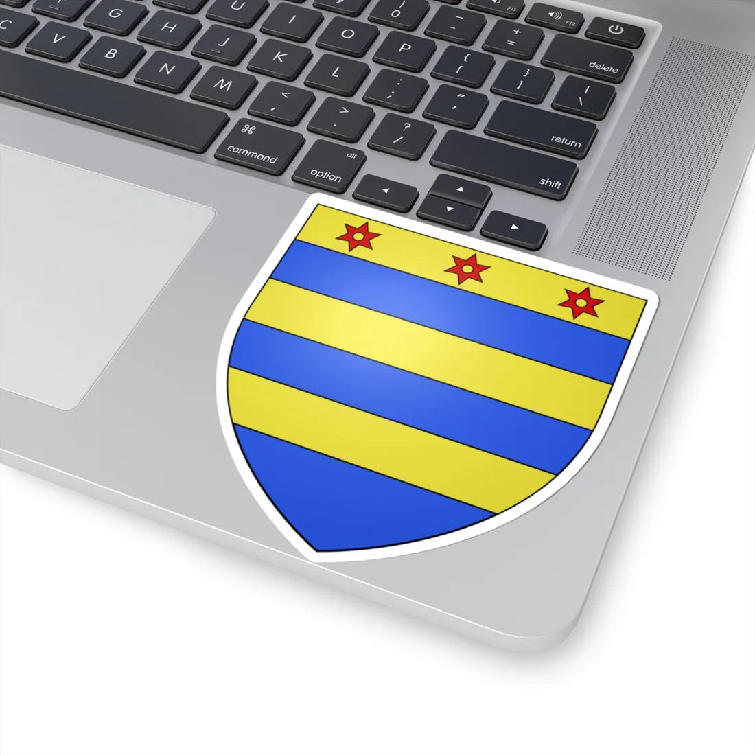 Armoiries Guillaume de Berwart (Luxembourg) (Coat of Arms) STICKER Vinyl Kiss-Cut Decal - The Sticker Space