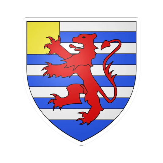 Armoiries Henri de Houffalize (Luxembourg) (Coat of Arms) STICKER Vinyl Kiss-Cut Decal 2 Inch White - The Sticker Space