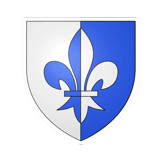 Armoiries Hoecklin de Steineck (Luxembourg) (Coat of Arms) STICKER Vinyl Kiss-Cut Decal 2 Inch White - The Sticker Space